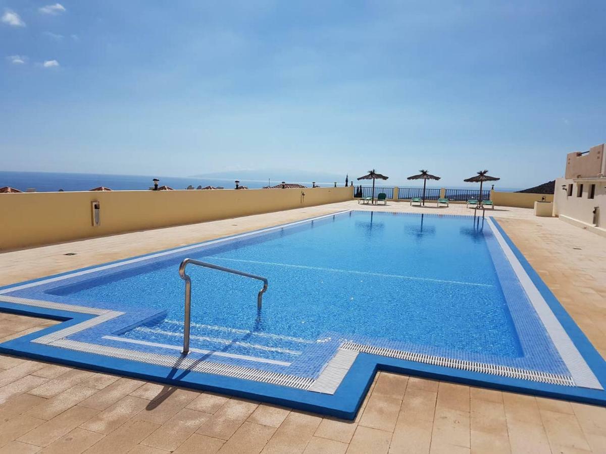 Villa Roque Del Conde With Fantastic Sea View, Terrace, Pool, Wifi, Sat-Tv, Garage أذيخي المظهر الخارجي الصورة
